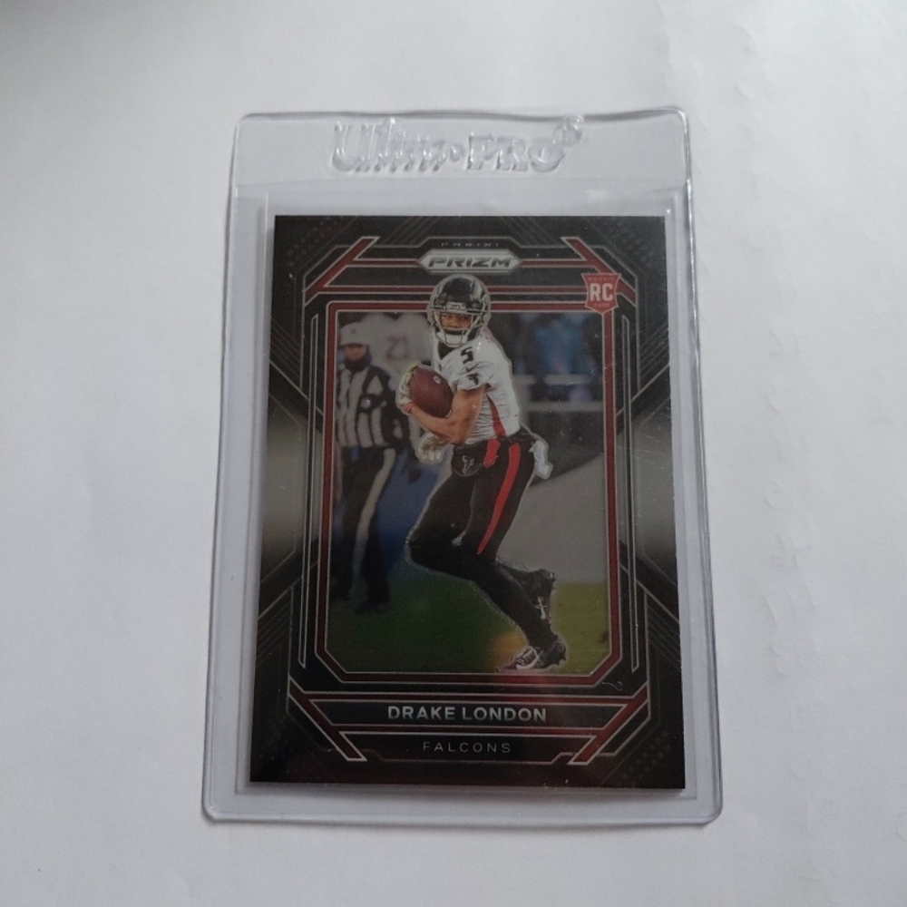 Drake London Football Trading Card Rookie Black Prizm
